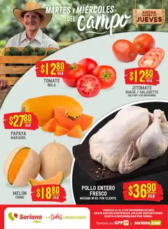 Soriana - Martes y Miércoles del Campo Híper: Saltillo y Torreón válido desde 11/11/2025