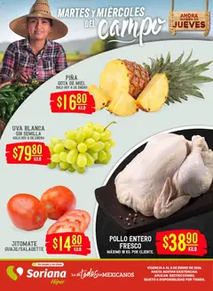 Soriana - Martes y Miércoles del Campo Híper: Tamaulipas (excepto Cd. Victoria y Tampico) válido desde 06/01/2026