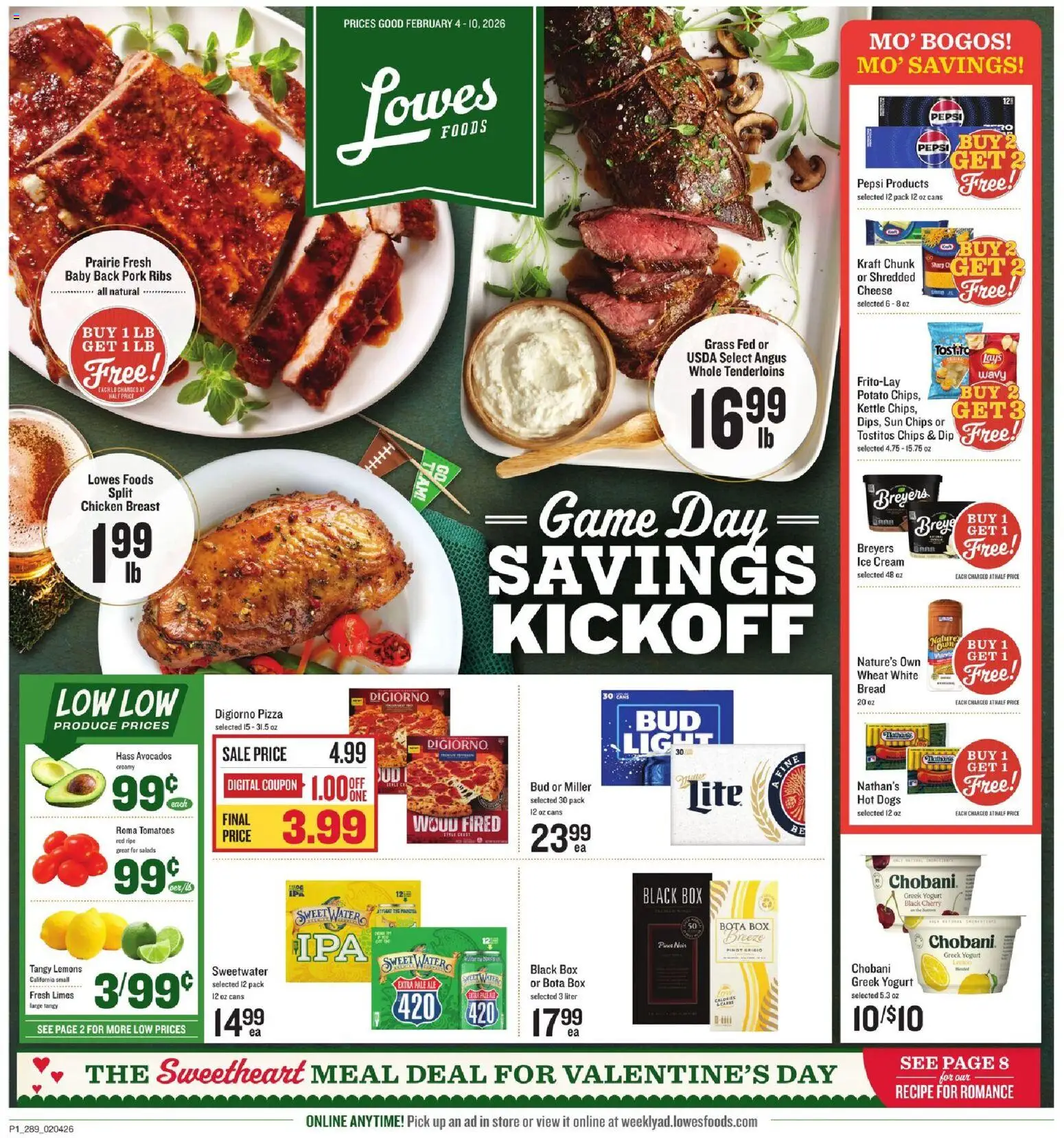 Lowes Foods Weekly Ad - GA - page 1- valid from 02/04/2026