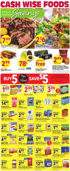 Preview Cash Wise Weekly Ad valid from 12/31/2025