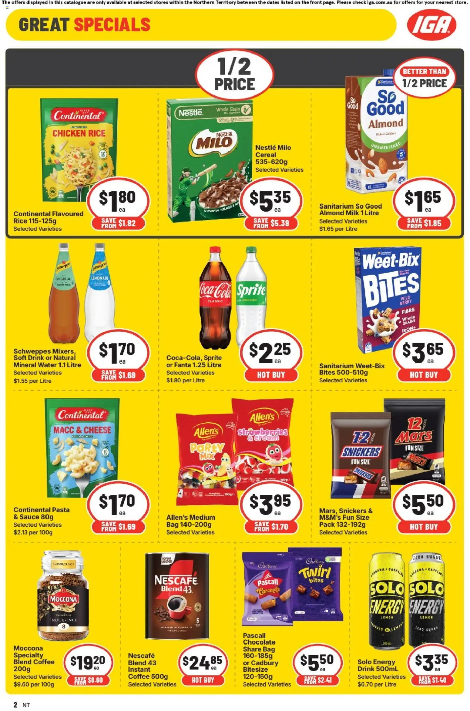 IGA Catalogue NT - page 2- valid from 14/01/2026
