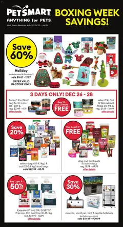 Preview Petsmart weekly flyer / circulaire valid from Dec 26, 2025