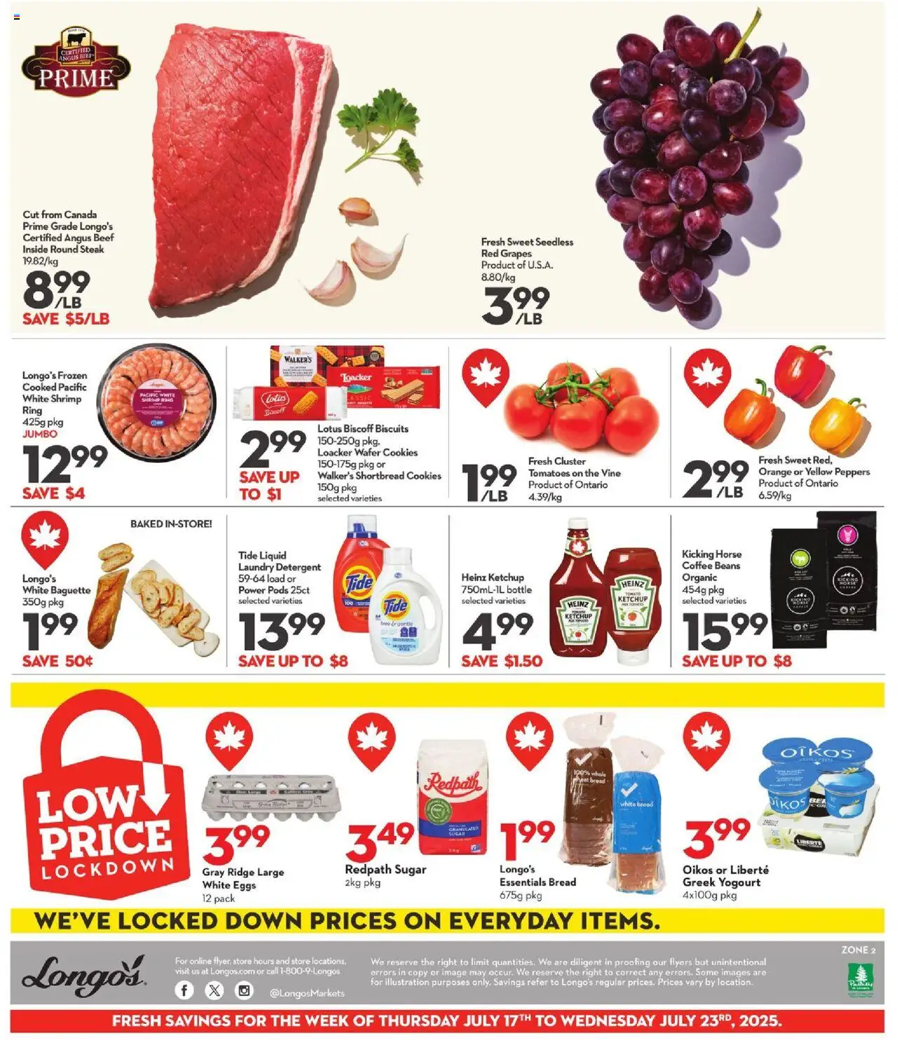 Longo's weekly flyer / circulaire - page 3- valid from Jul 17, 2025