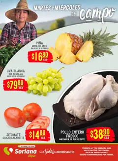 Soriana - Martes y Miércoles del Campo Híper: BCS, Son y Sin válido desde 06/01/2026