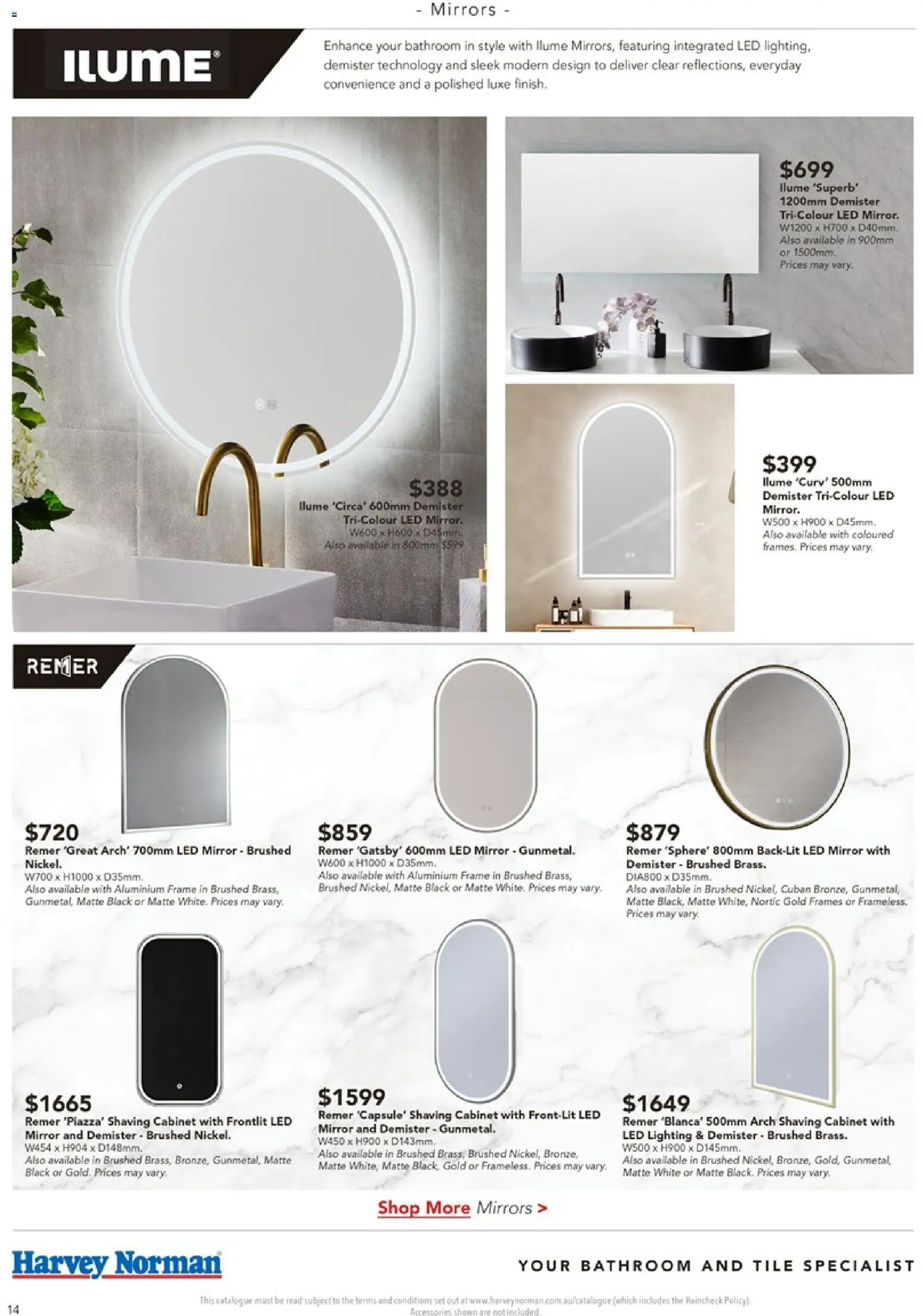 Harvey Norman April Bathroom - page 14- valid from 08/04/2026