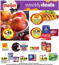Preview Meijer Weekly Ad valid from 10/29/2025