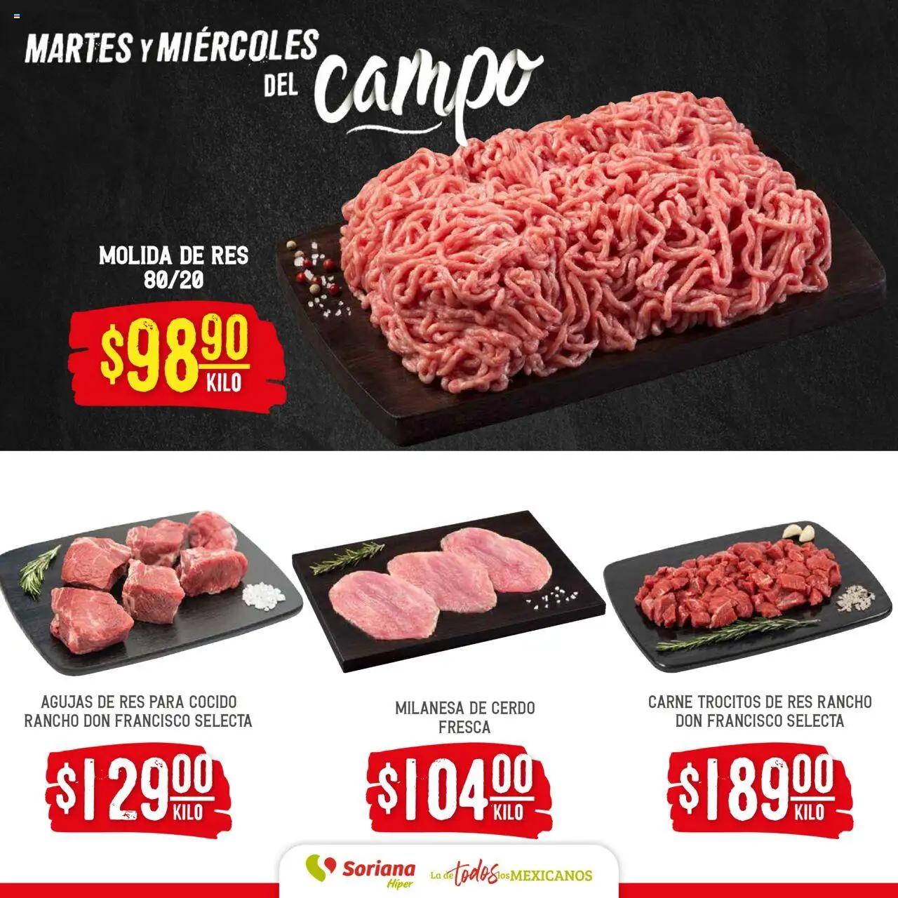 Soriana - Martes y Miércoles del Campo Híper: Tijuana, Mexicali, Ensenada, San Luis Río Colorado y Tecate - página 4- válido desde 22/07/2025