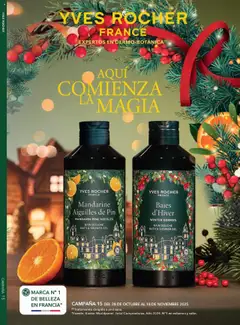 Yves Rocher - Campaña 15 2025 válido desde 28/10/2025