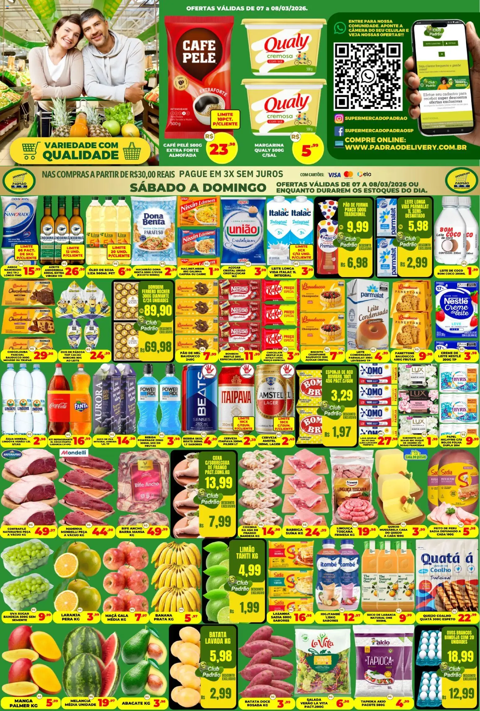 Supermercado Padrão - Ofertas da semana - página 1- válido a partir de 07/03/2026
