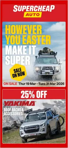 Supercheap Auto catalogue preview - valid from 19/03/2026
