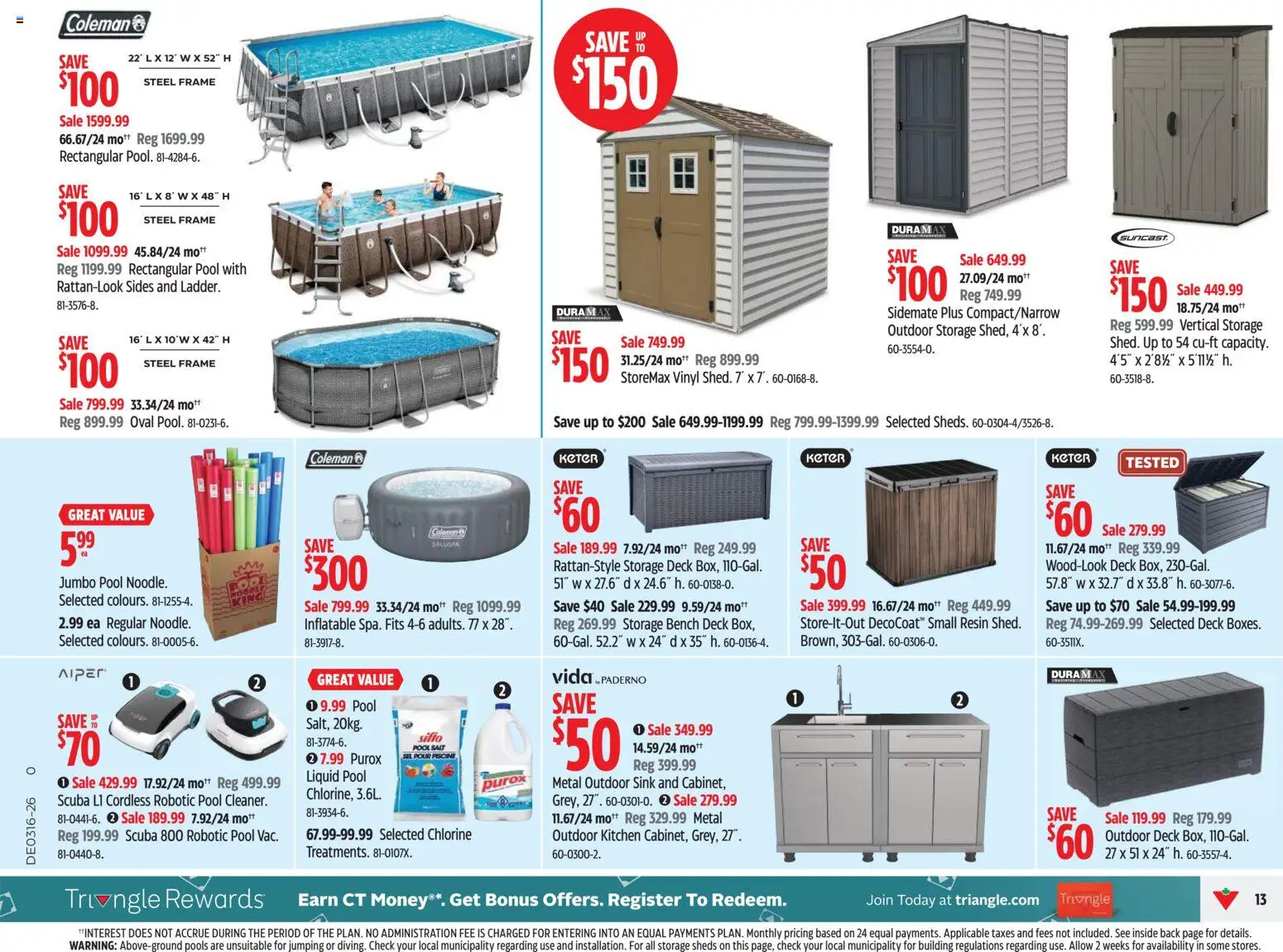 Canadian Tire weekly flyer - page 13- valid from Apr 16, 2026