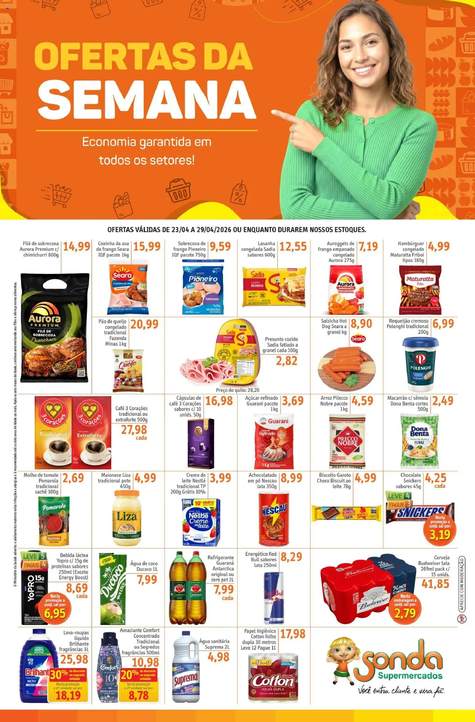 Sonda - Ofertas da semana - página 1- válido a partir de 23/04/2026
