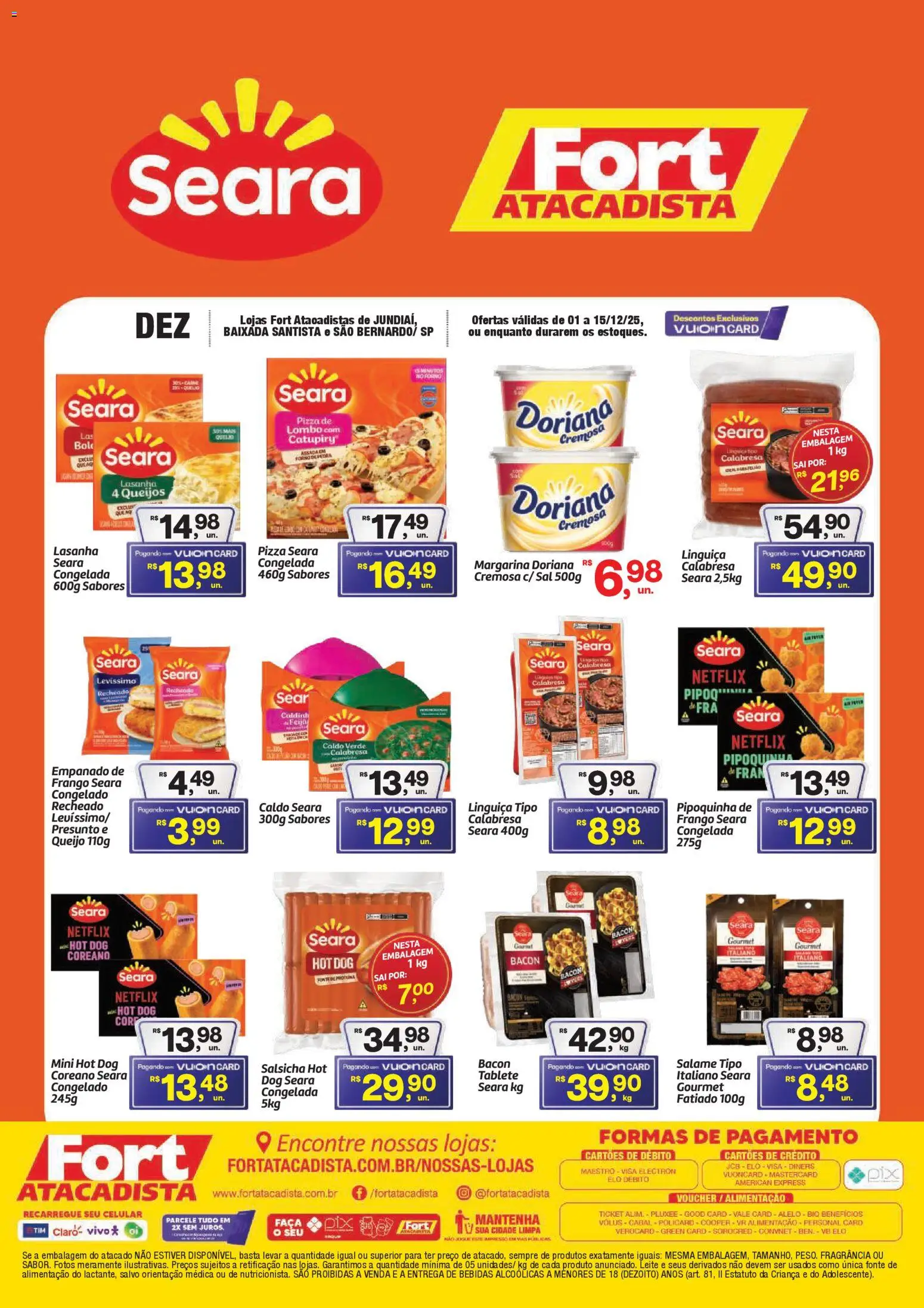 Fort Atacadista - Ofertas Seara - página 1- válido a partir de 01/12/2025

