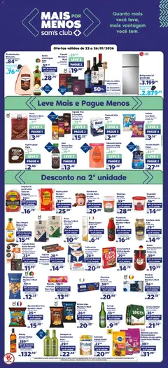 Pré-visualização Sam's Club - Ofertas da semana válida a partir de 22/01/2026