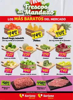 Soriana - Frescos del Mandado Mercado: Nuevo León válido desde 09/12/2025