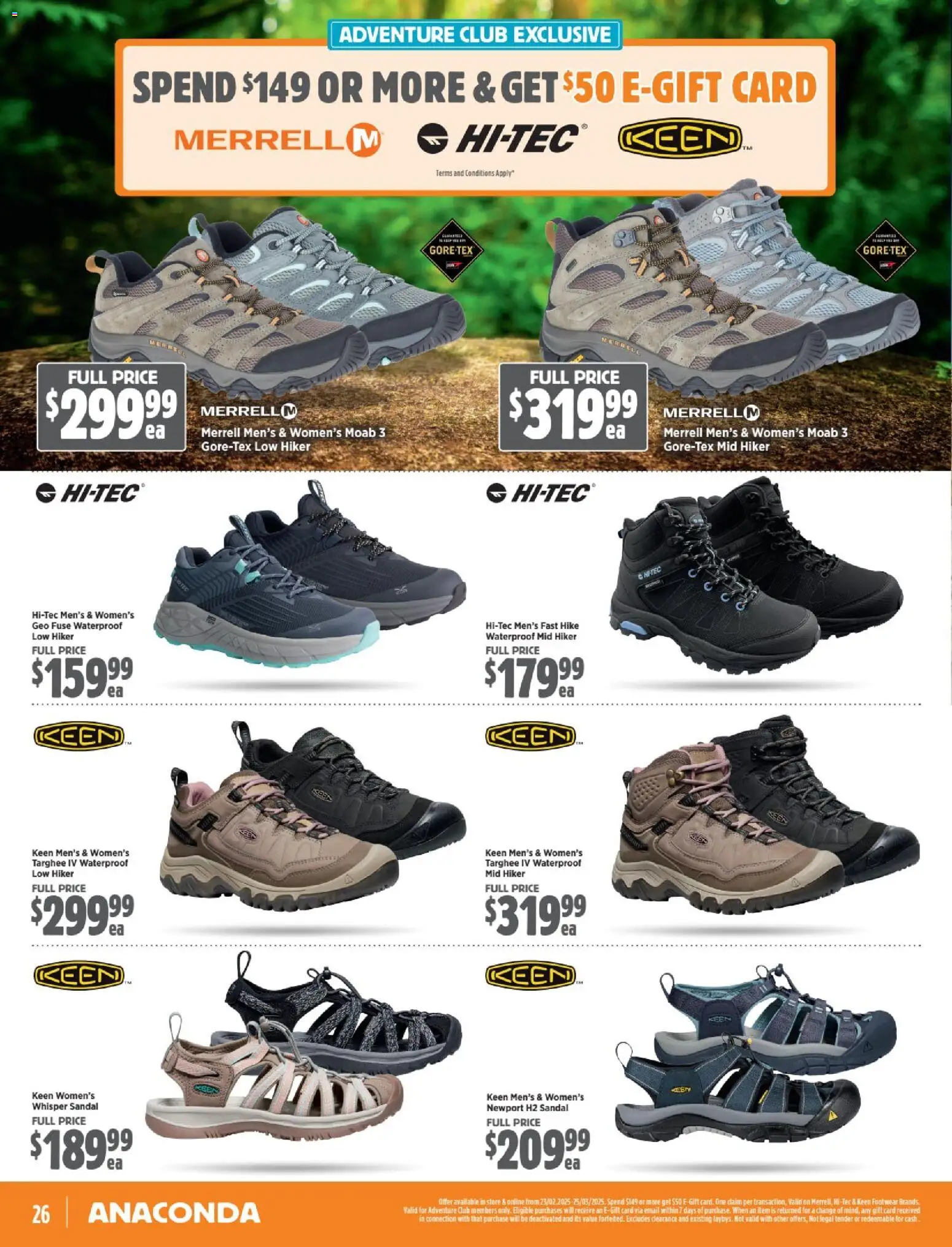 Anaconda - Easter's Calling Get Out More - page 26- valid from 23/02/2026