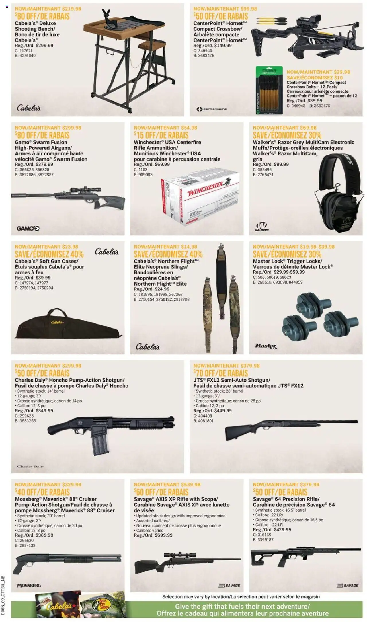 Cabelas weekly flyer / circulaire - page 11- valid from Jul 17, 2025