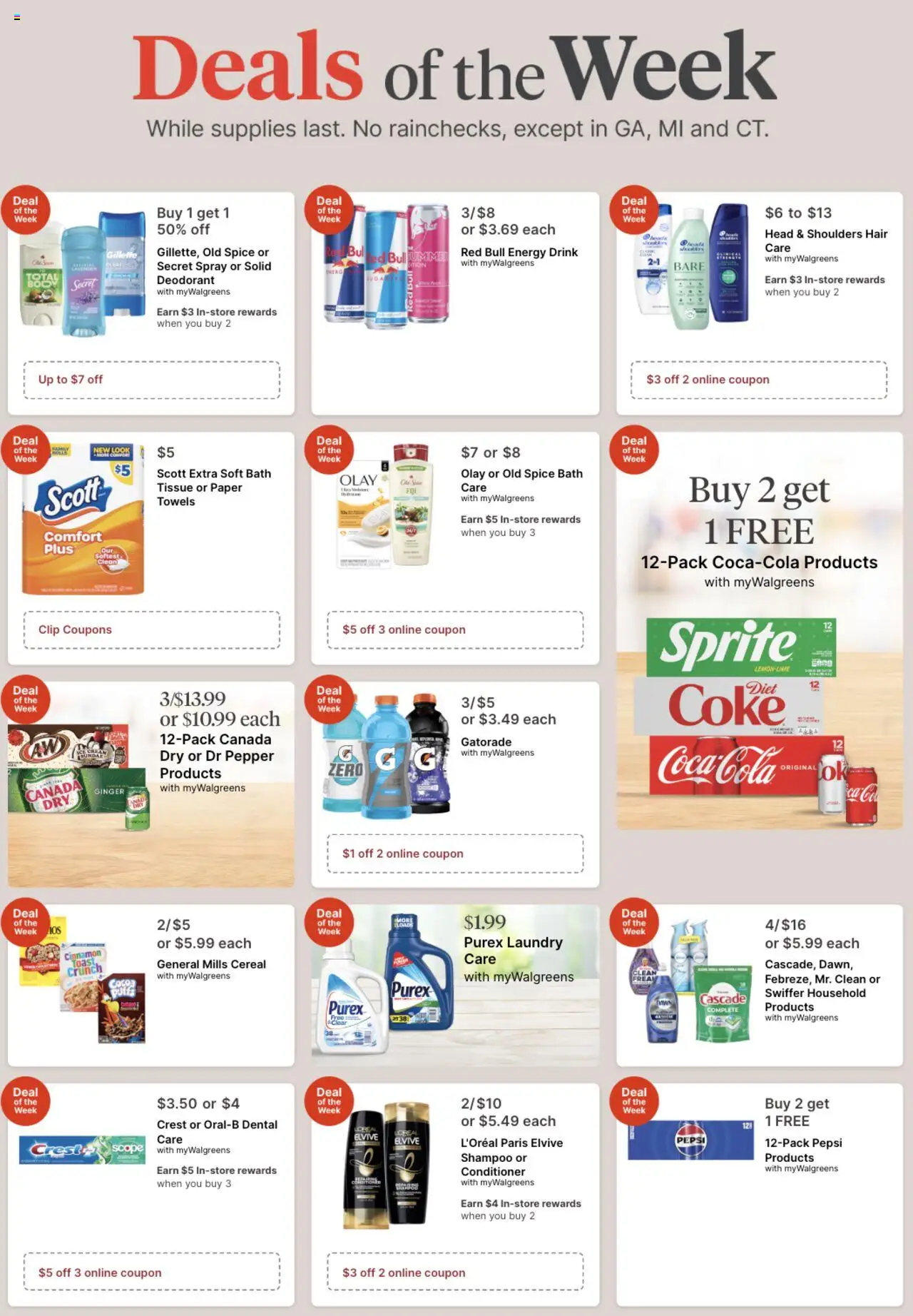 Walgreens Weekly Ad - page 1- valid from 09/07/2025