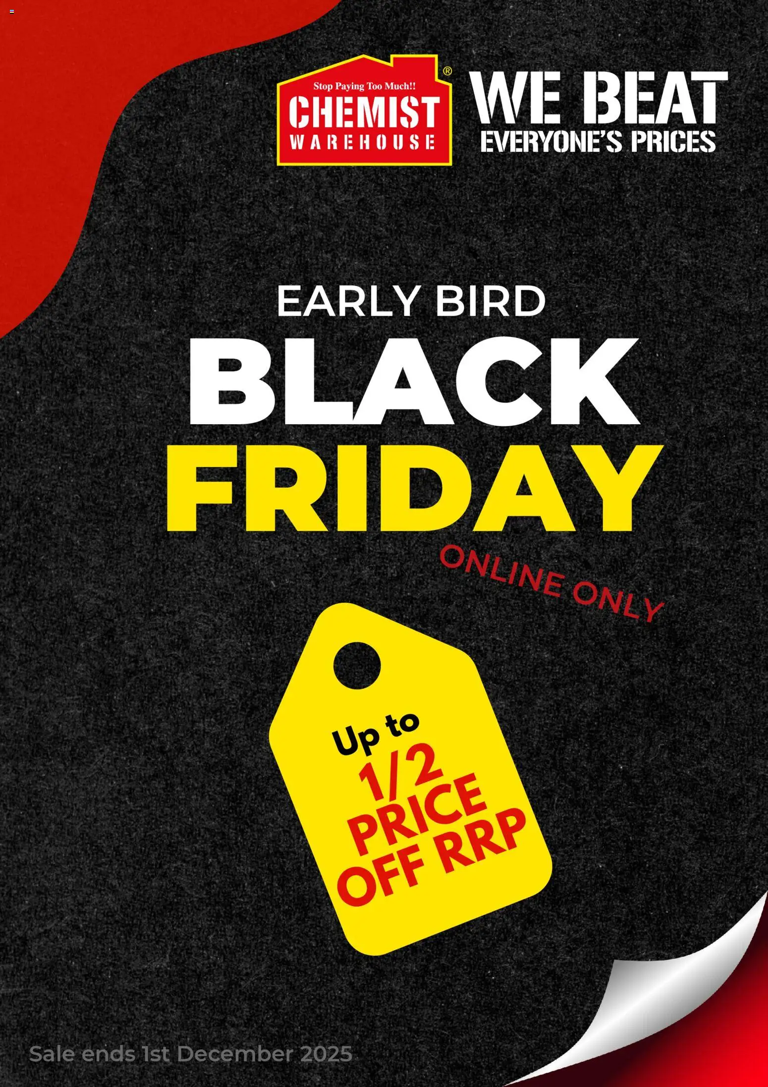 Chemist Warehouse Black Friday - page 1- valid from 13/11/2025