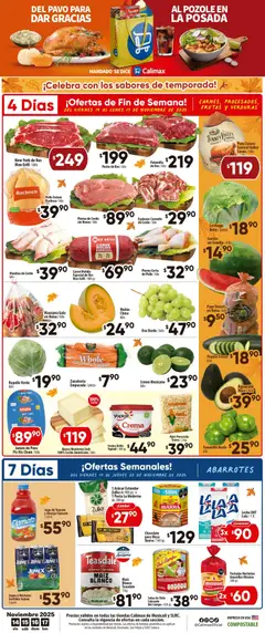 Calimax folleto Mexicali y SLRC válido desde 14/11/2025