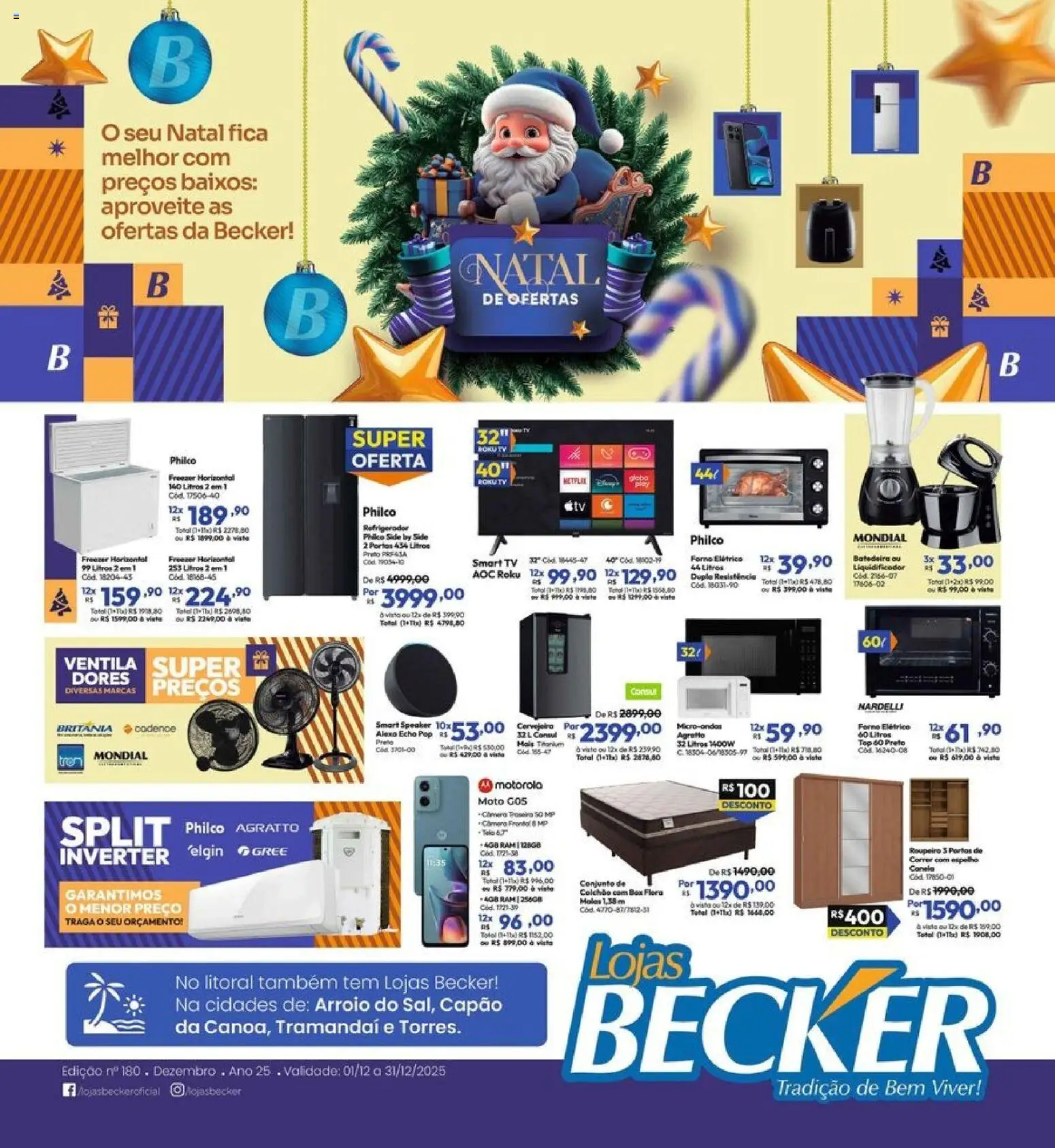 Lojas Becker - Ofertas Dezembro - página 1- válido a partir de 01/12/2025
