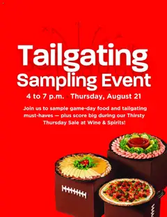 Preview HyVee Tailgating Sampling Event valid from 08/21/2025