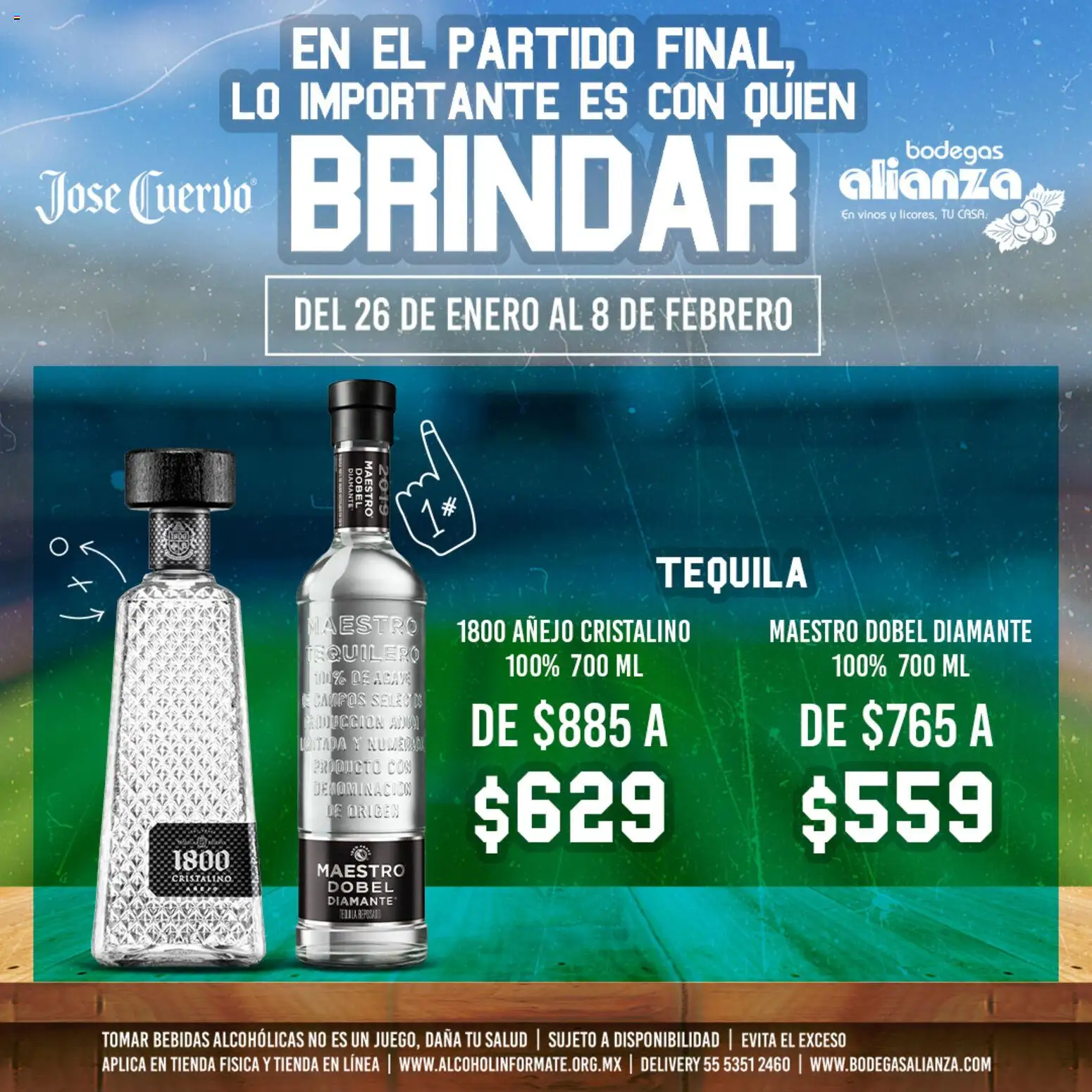Bodegas Alianza catálogo Super Descuentos José Cuervo - página 1- válido desde 26/01/2026