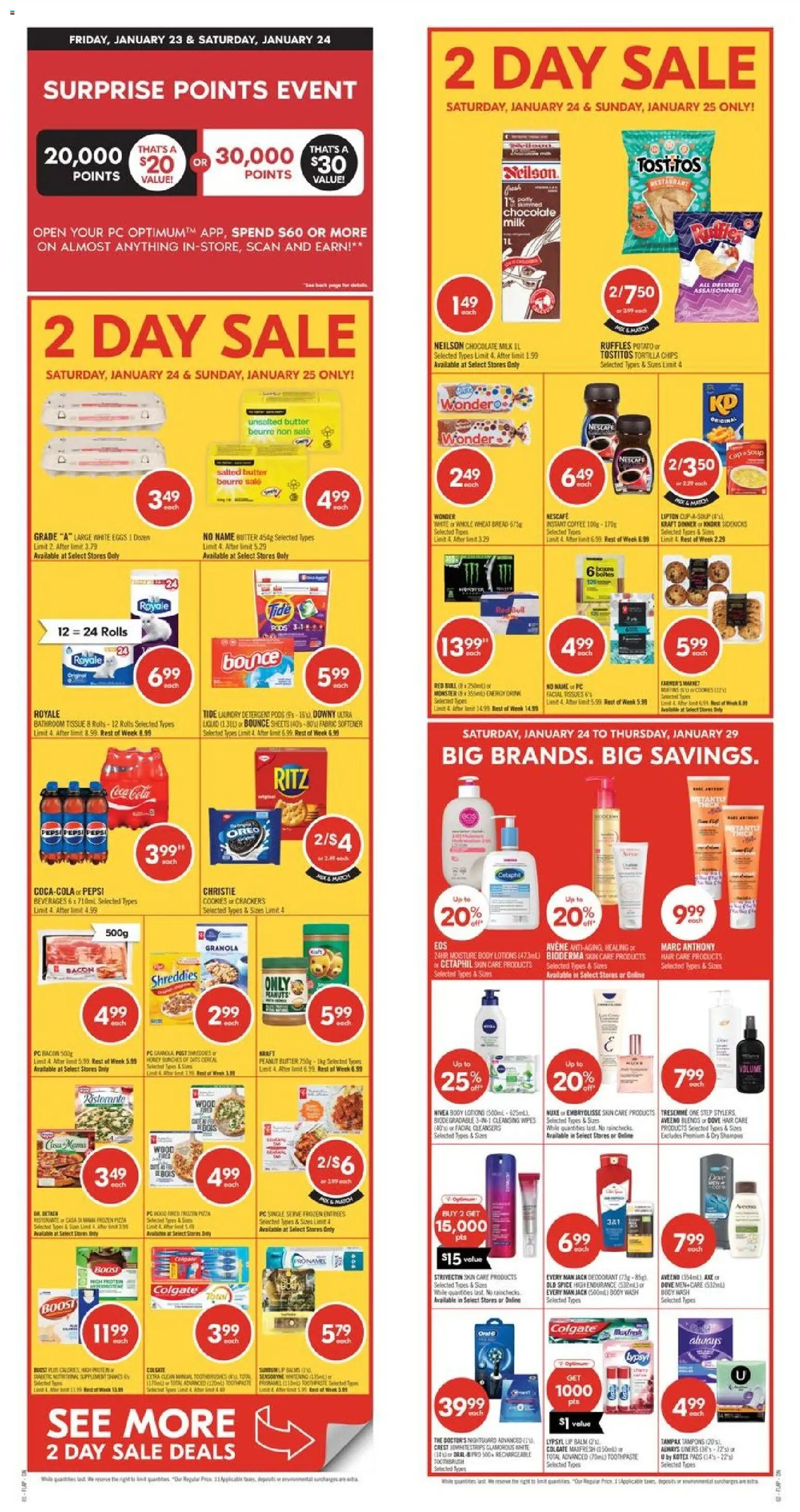 Shoppers weekly flyer / circulaire - page 1- valid from Jan 23, 2026