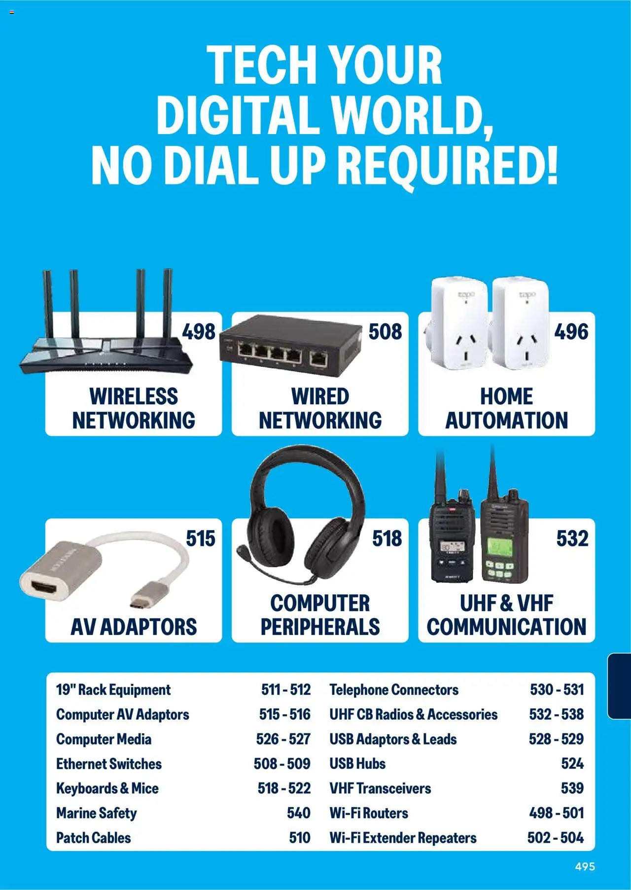 Jaycar Engineering & Scientific Catalogue 2025/2026  - page 495- valid from 09/07/2025