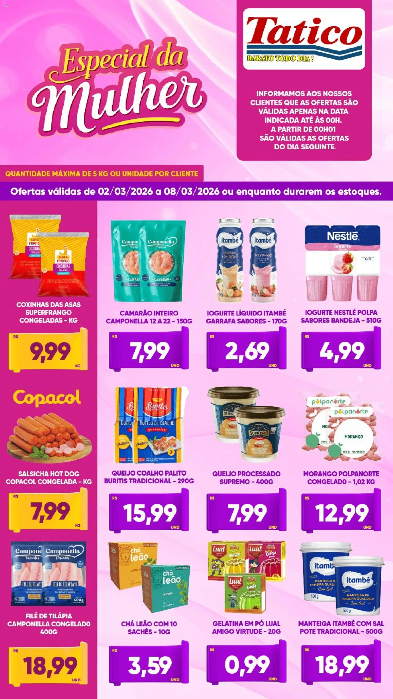 Tatico - Ofertas da semana - página 1- válido a partir de 02/03/2026
