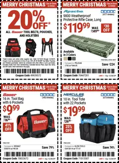 Preview Harbor Freight Christmas Coupon Deals valid from 12/15/2025