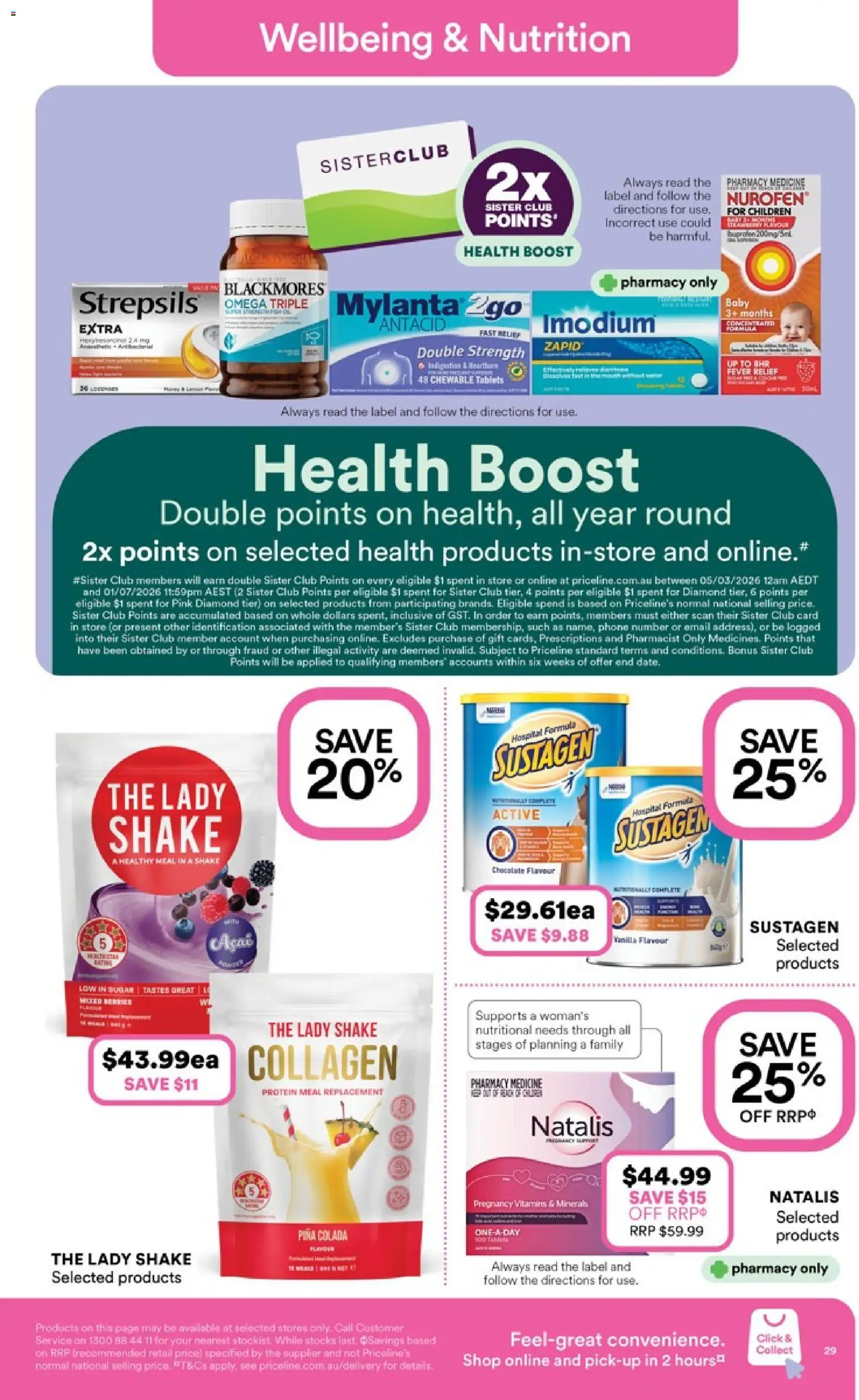 Priceline Pharmacy catalogue  - page 29- valid from 05/03/2026