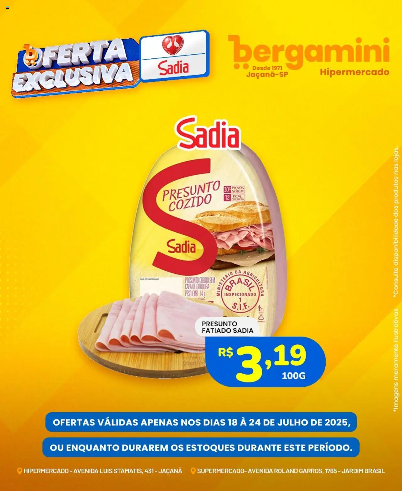 Supermercado Bergamini - Ofertas BRF - página 2- válido a partir de 18/07/2025
