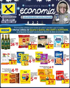 Pré-visualização X Supermercados - Ofertas da semana válida a partir de 23/07/2025