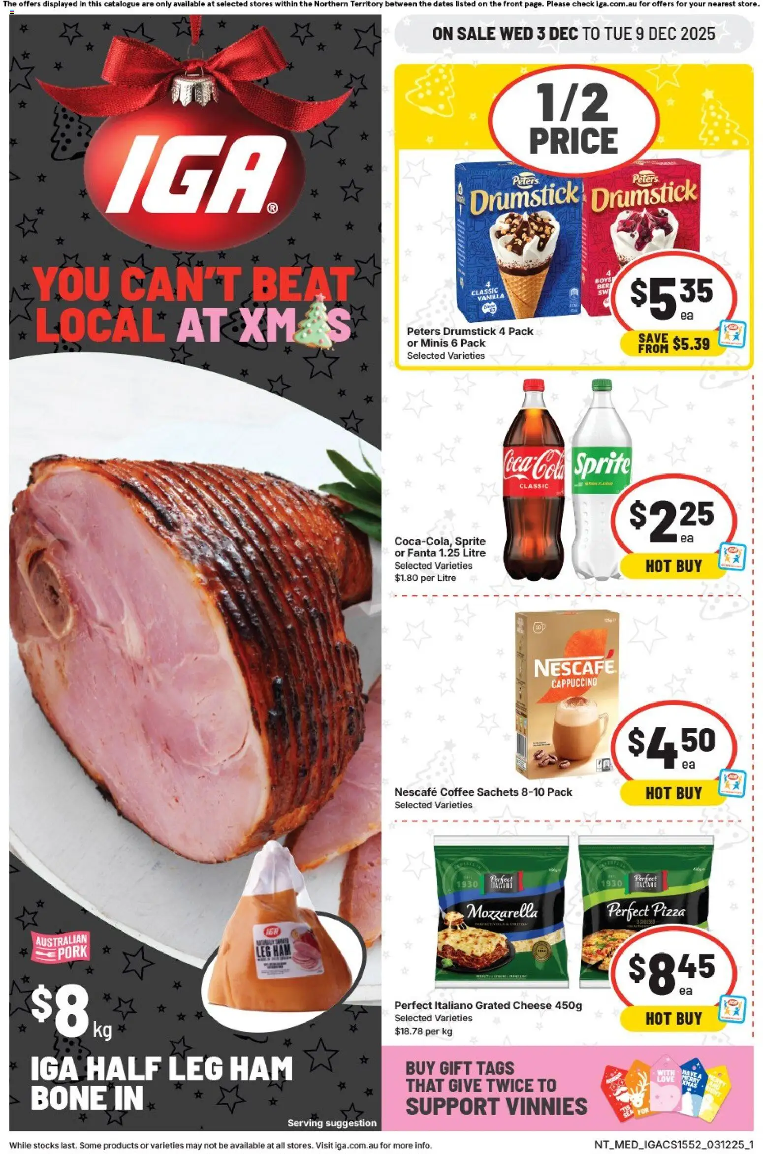 IGA Catalogue NT - page 1- valid from 03/12/2025