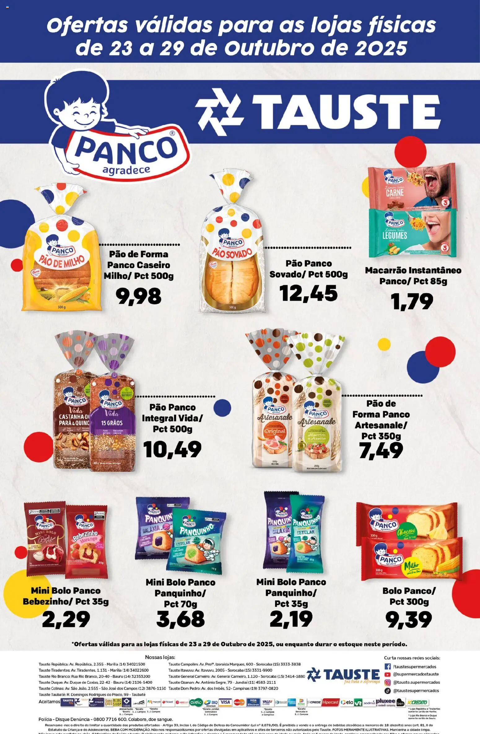 Tauste - Ofertas Especial Panco - página 1- válido a partir de 23/10/2025
