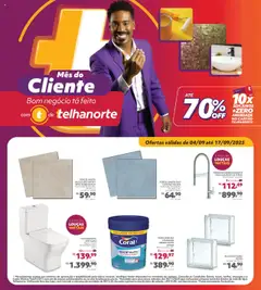 Pré-visualização Telhanorte -Ofertas Mês do Cliente válida a partir de 04/09/2025
