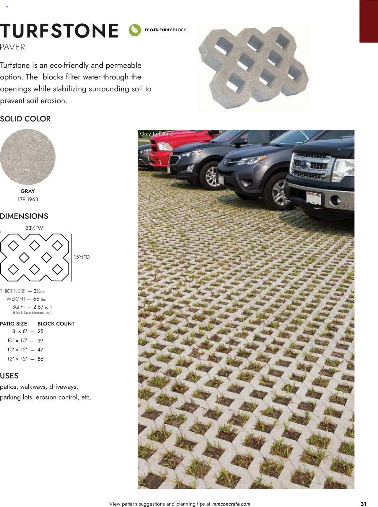 Menards Landscape Concrete Block - page 31- valid from 03/13/2025