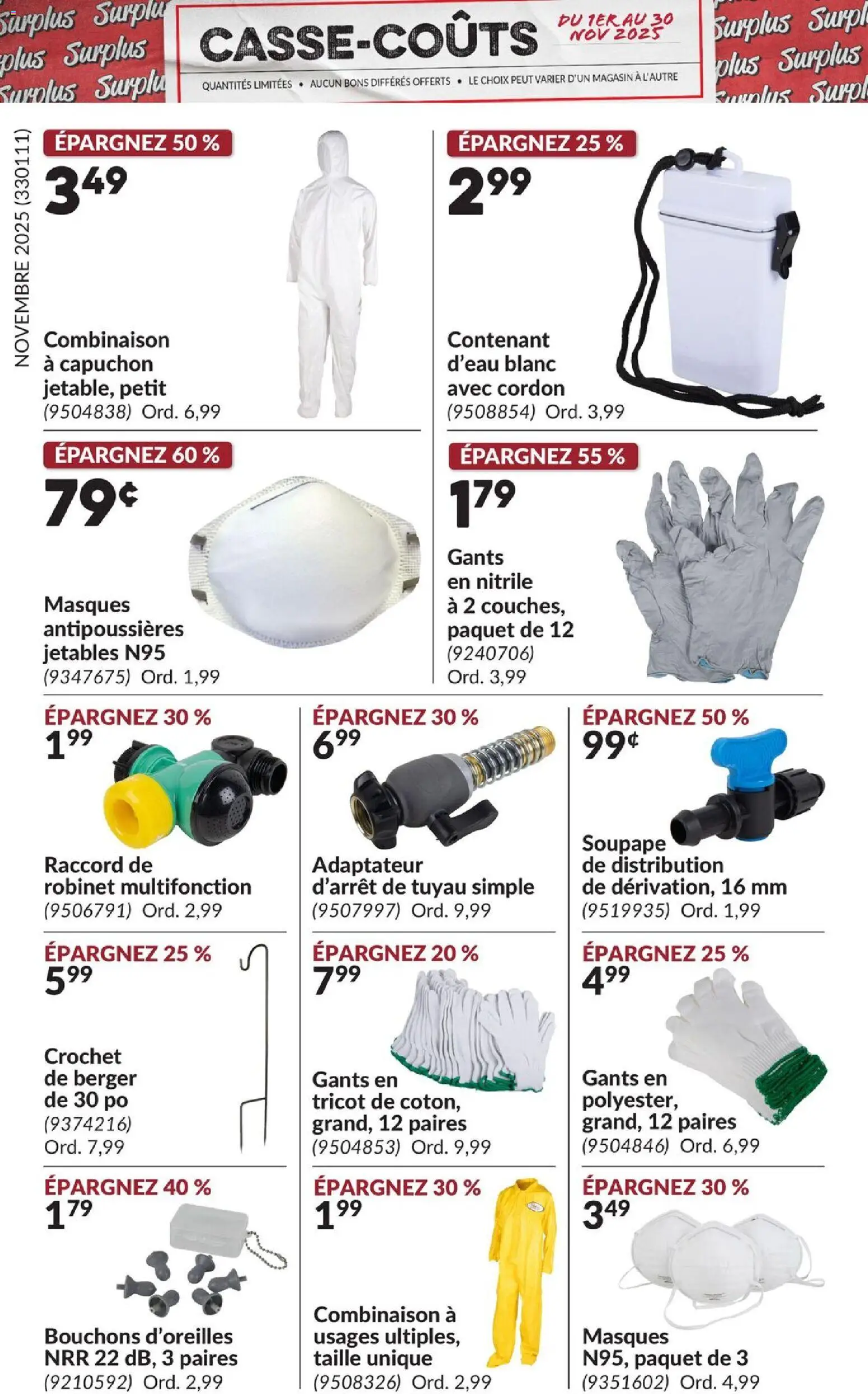 Princess Auto - Casse-Coûts - page 12- valid from Nov 1, 2025