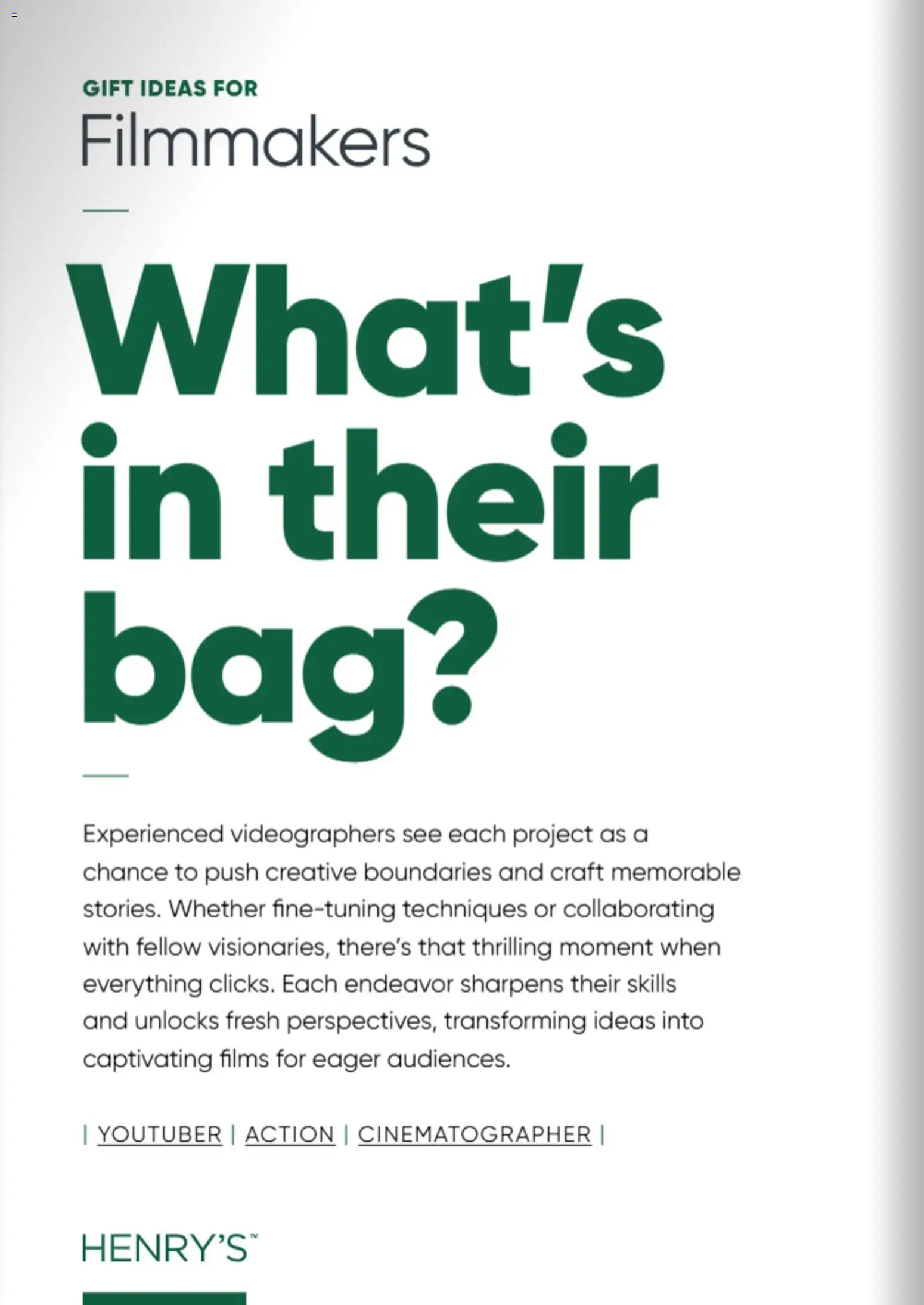 Henry's flyer / circulaire - page 20- valid from Nov 1, 2025