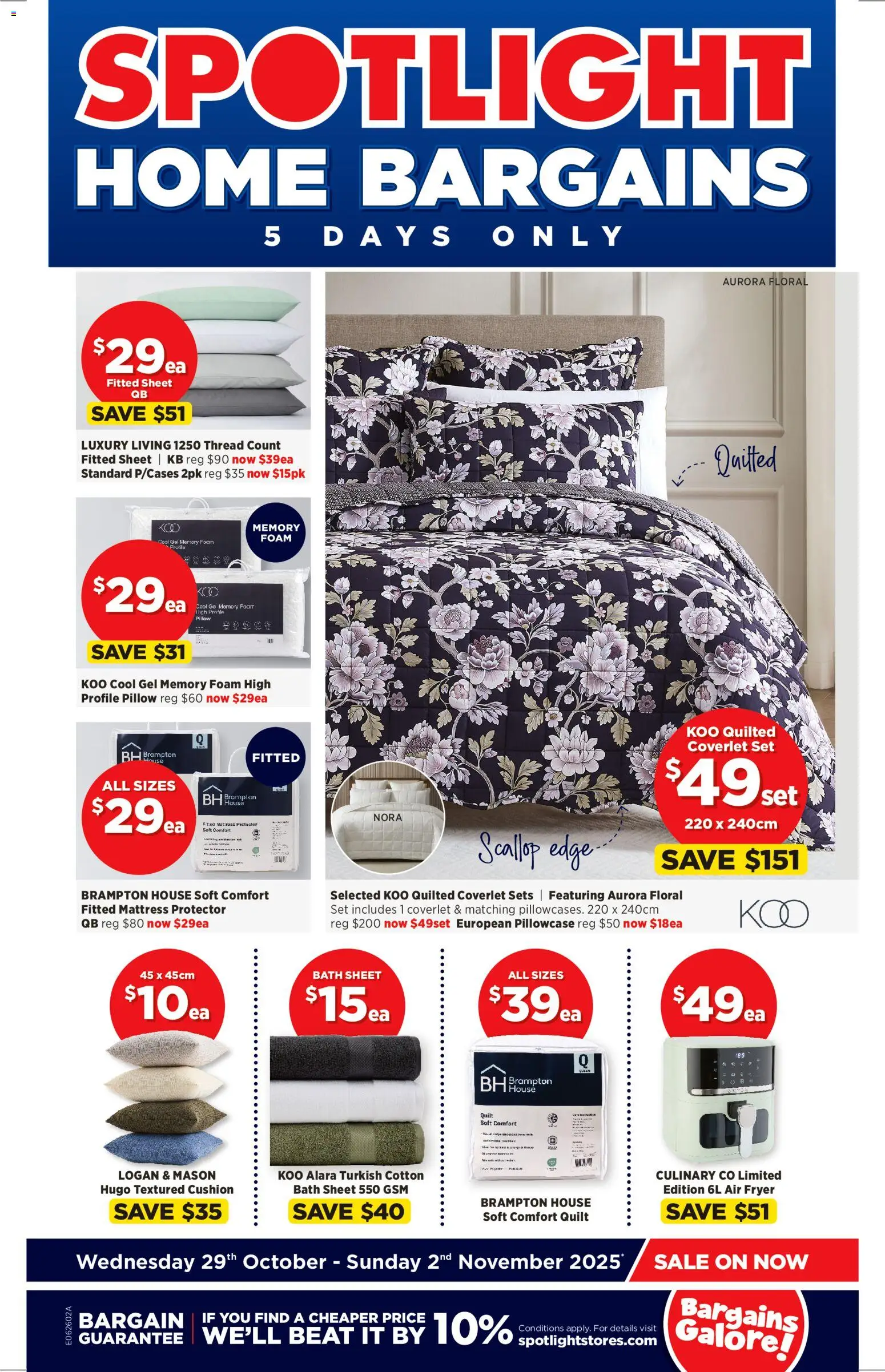 Spotlight Home Bargains Catalogue - page 1- valid from 29/10/2025