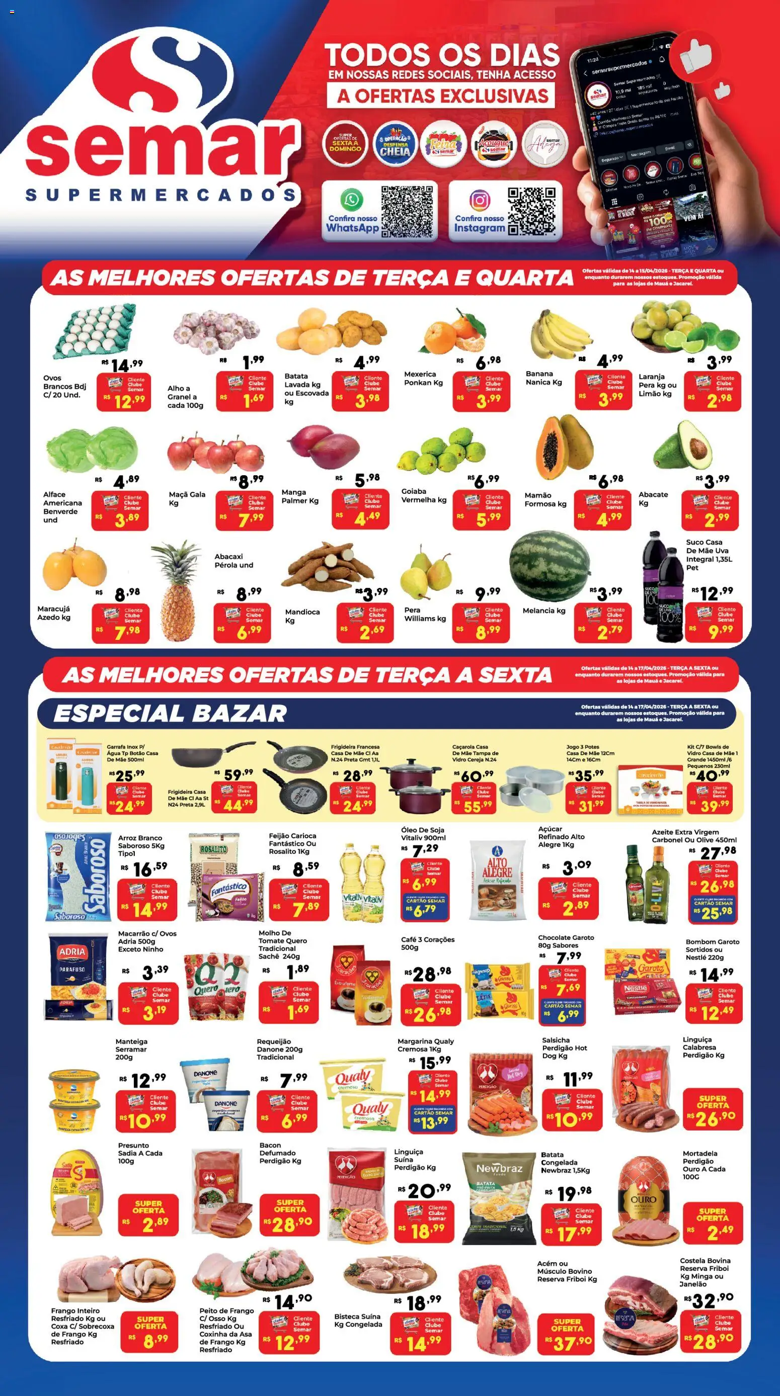 Semar Supermercado - Ofertas da semana - página 1- válido a partir de 14/04/2026
