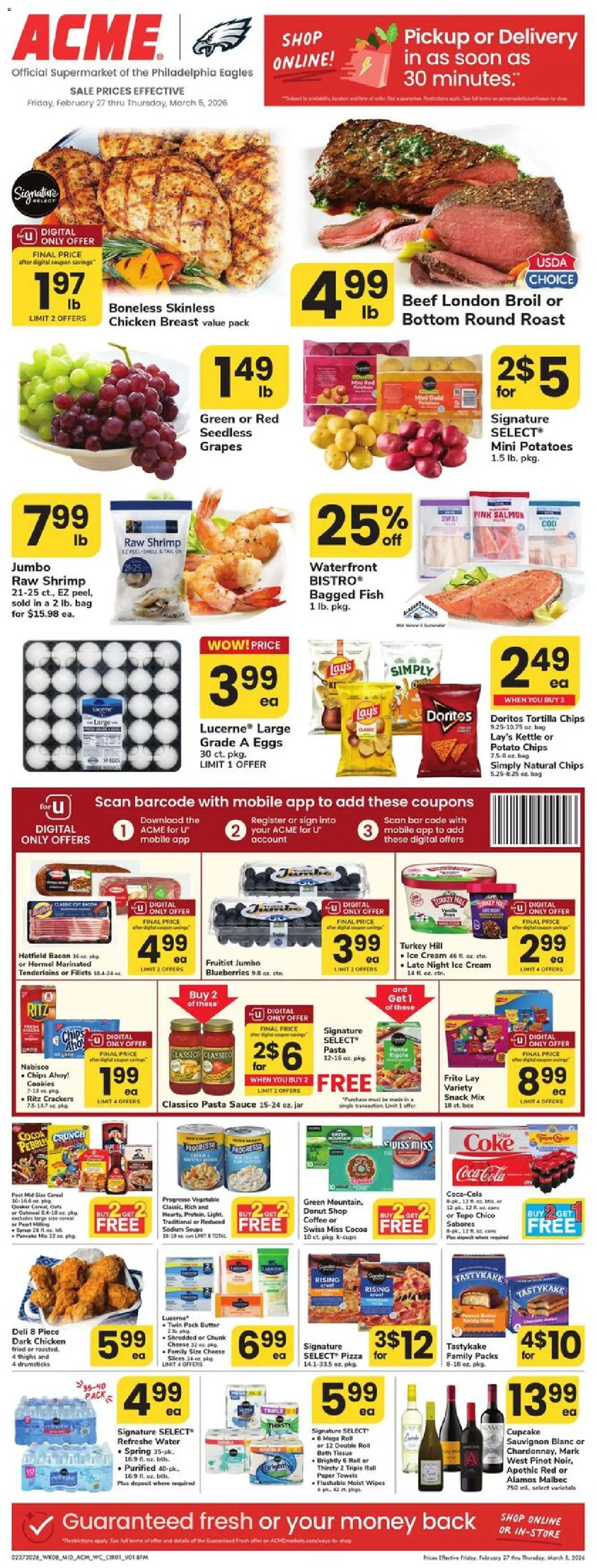 Acme Weekly Ad - PA - page 1- valid from 02/27/2026