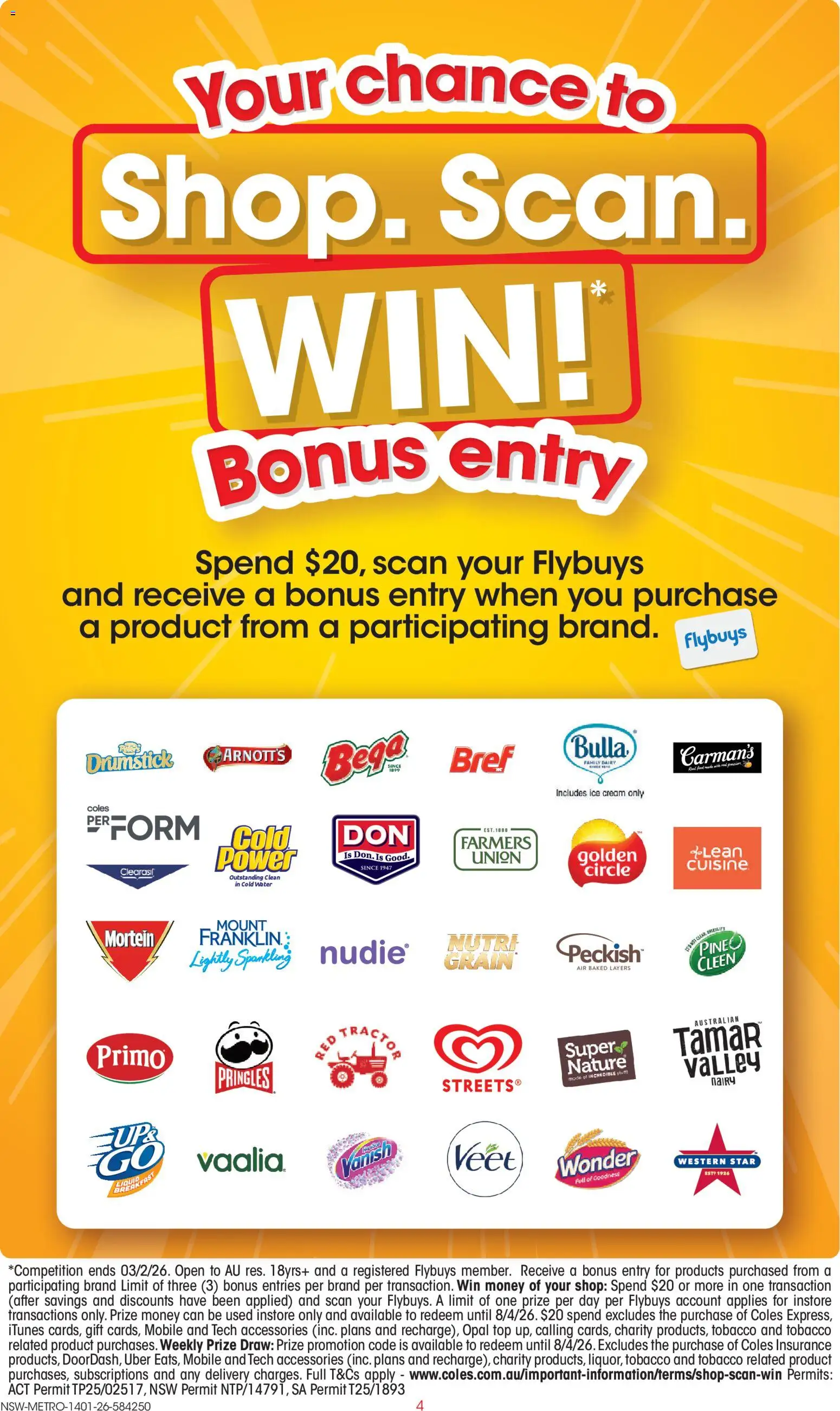 Coles  Catalogue  - page 4- valid from 14/01/2026