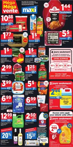 Preview Maxi weekly flyer / circulaire valid from Nov 13, 2025