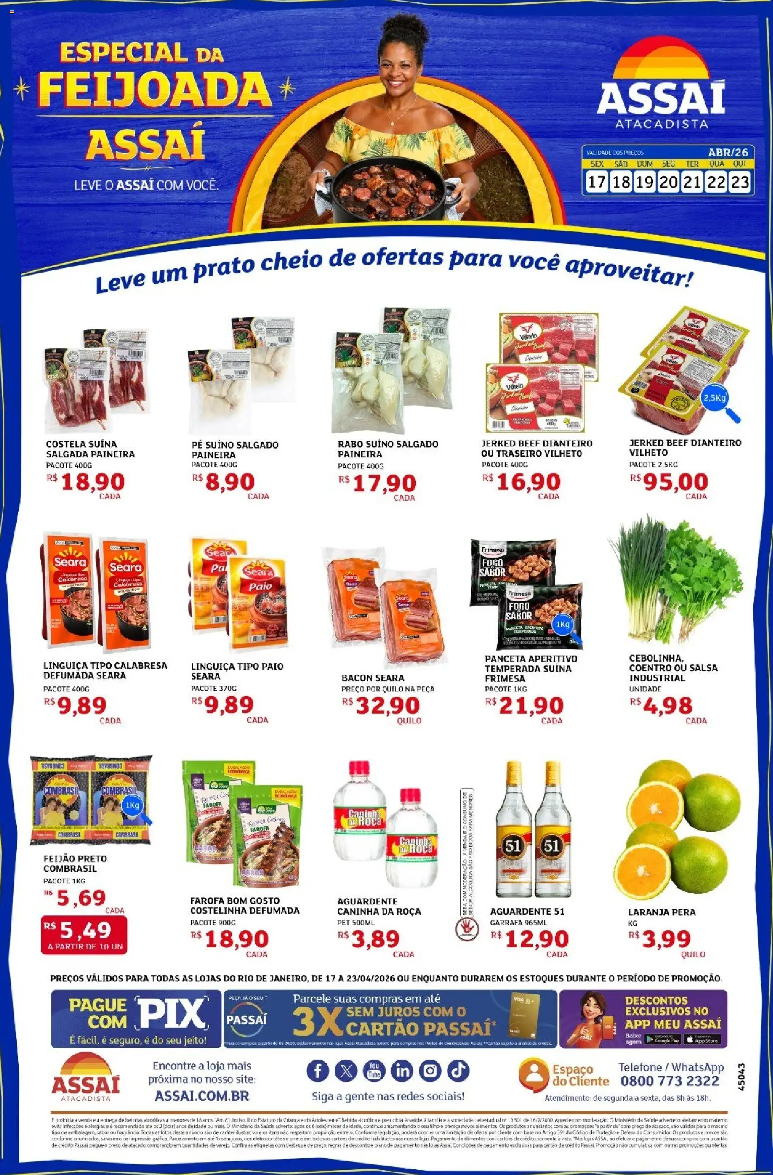 Assaí Atacadista ofertas - página 1- válido a partir de 17/04/2026
