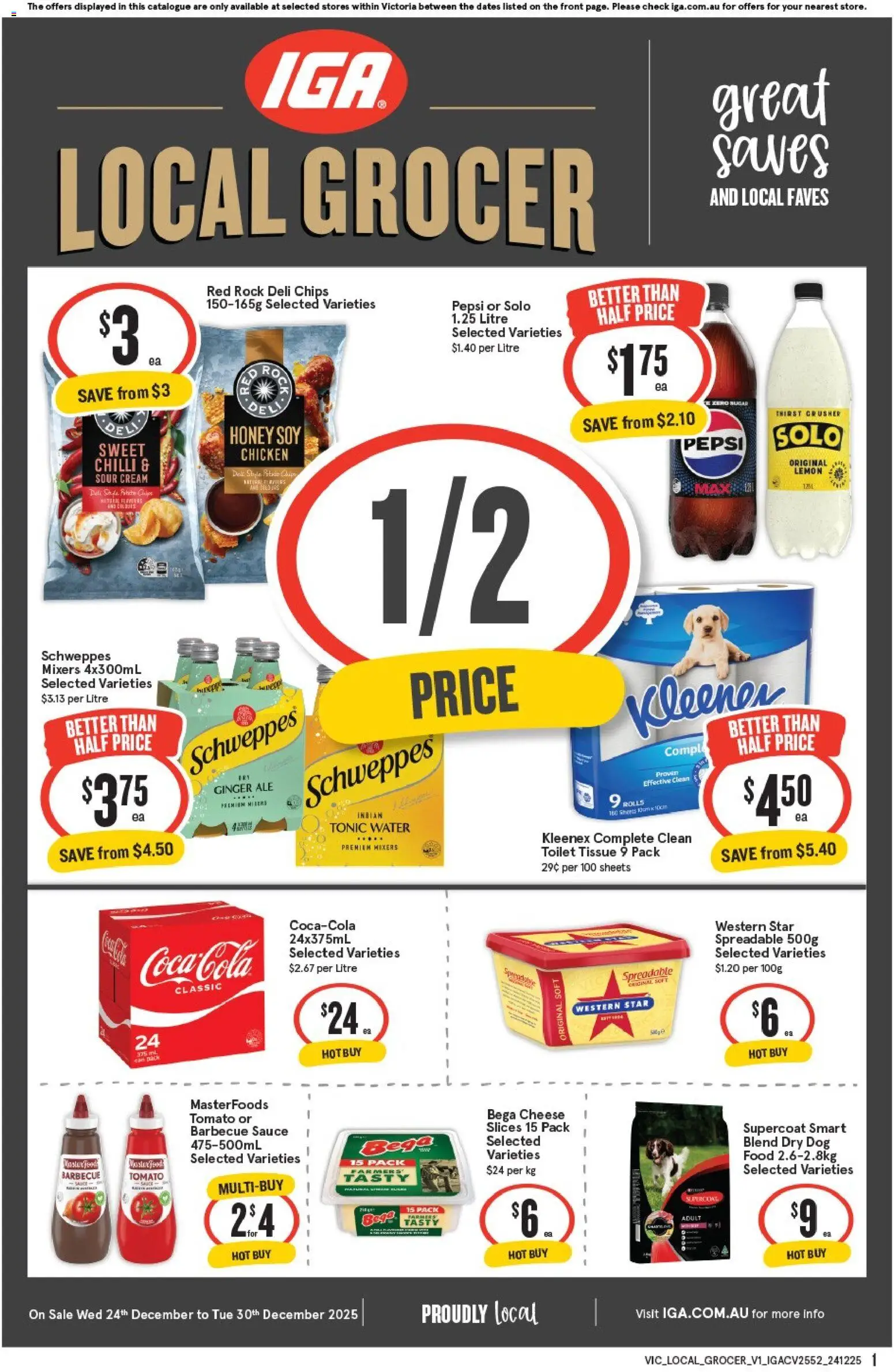 IGA Local Grocer VIC - page 1- valid from 24/12/2025