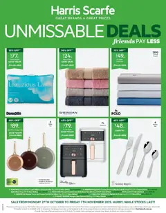 Harris Scarfe catalogue preview - valid from 27/10/2025