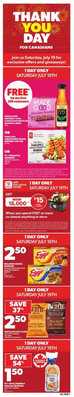 Preview Loblaws weekly flyer / circulaire valid from Jul 17, 2025