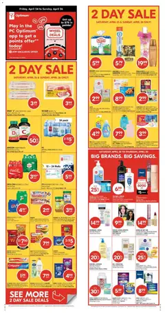 Preview Shoppers weekly flyer / circulaire valid from Apr 24, 2026